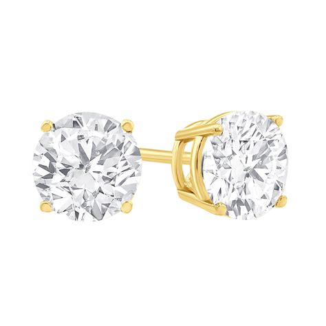 Stunning 14k Gold Diamond Stud Earrings Guide Everything Diamond
