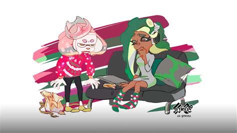 See Pearl And Marina Utterly Disappointed In New Holiday Splatfest Art