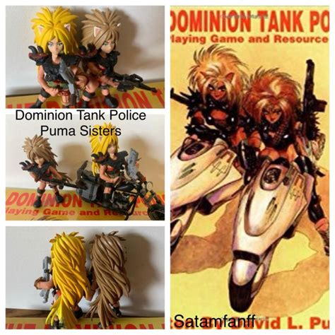 Ana And Umi Puma Mini Action Figures Dominion Tank Police Original