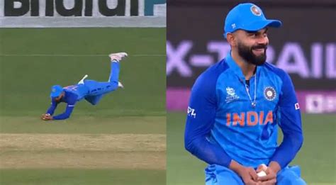 Watch Virat Kohli Pulls Off A Stunning Diving Catch To Send Wesley Madhevere Packing In