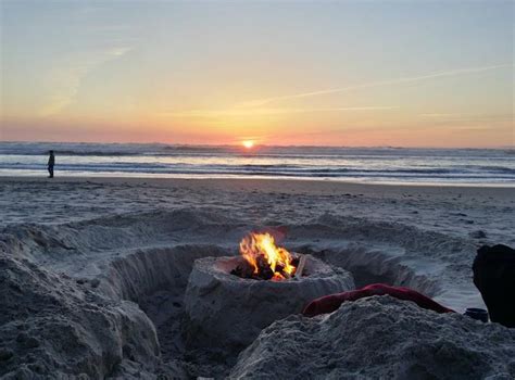 And if so does it. Beach Fire Pit - another beach idea Images - Frompo