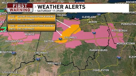 Severe Thunderstorm Watches Warnings Issued For Parts Of Central Ohio