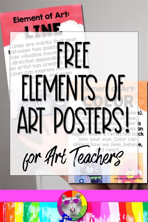 Free Elements Of Art Posters In 2020 Elements Of Art Art Classroom