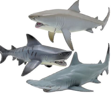 Simulation Marine Life Great White Shark Model Pvc Figurine Simulation