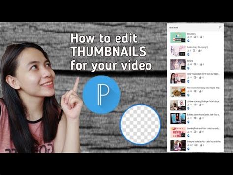 How To Edit Thumbnails For My Video Vlogs EASY STEPS YouTube
