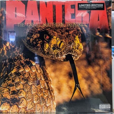 Pantera The Great Southern Trendkill Lp Colored Vinyl Album Limited