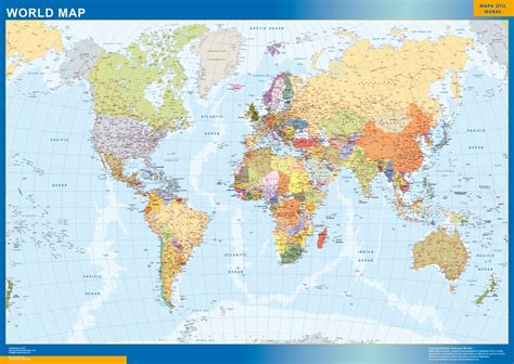 Find And Enjoy Our Largest World Wall Map
