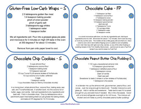 Recipe Cards (THM Friendly) - You asked for these..now I ...
