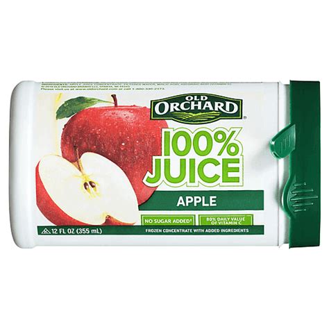 Old Orchard 100 Apple Juice Concentrate 12 Fl Oz Can Juices Sun