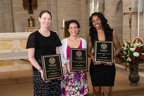alumni award winners announced news publications about rosemont college