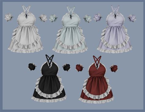 Dress 一条小围裙 Mayasims On Patreon Sims 4 Anime Sims Sims 4 Mods Clothes