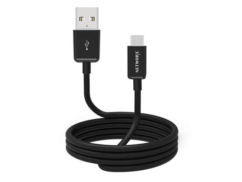 Networx Daten Und Ladekabel Micro USB Auf USB 1 M Schwarz Online