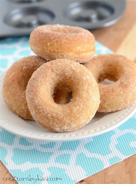 Homemade Cinnamon Sugar Donuts