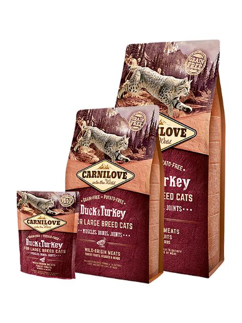 It is specially formulated to help your this cat food has many of the essential vitamins and minerals that your cat needs to stay healthy. CARNILOVE DUCK & TURKEY FOR ADULT CATS GRAIN FREE CAT DRY ...