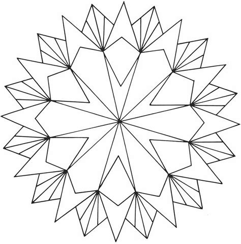When colored, these will look really pretty. Geometric Coloring Pages For Adults - Coloring Home