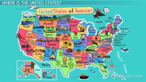 United States Geography Lesson For Kids Lesson