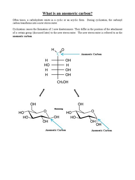 From simple to complex, with this simple trick you can easily calculate the. Anomeric Carbon | Carbohydrates | Organic Chemistry | Free ...