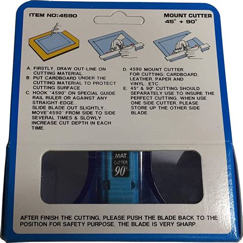 Cutter 45 And 90 Degree Bevel Mat Board Cutter With Free Replacement