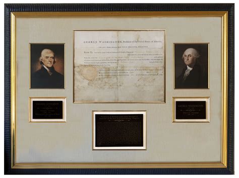 Lot Detail George Washington Appointment Signed As President