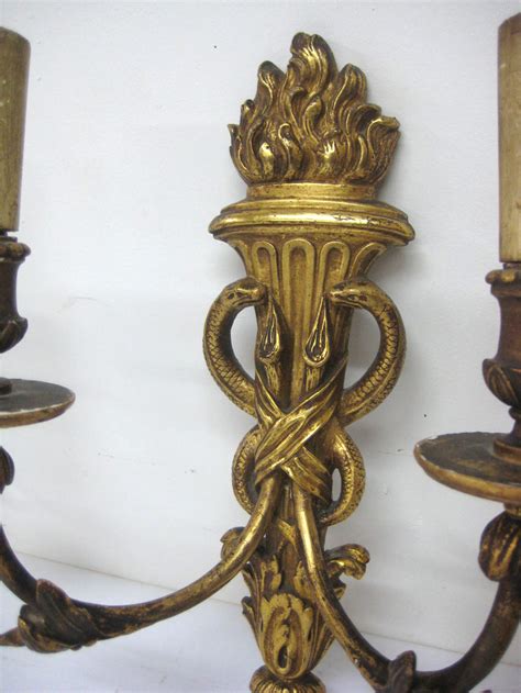 Wall lights brighten any room in your home and our large, affordable selection of stylish sconces in rustic wood, antique gold and silver finishes or natural. Antiques Atlas - Pair Of Carved Wood Wall Sconces