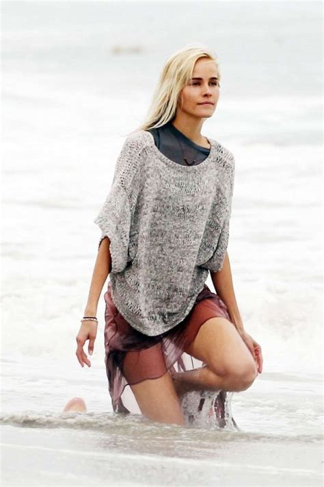 Isabel Lucas On The Set Of Knight Of Cups In Malibu Thblog