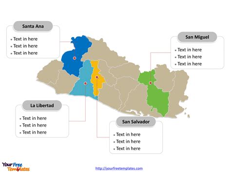Lageplan der geothermie in el salvador.jpg 800 × 508; Free El Salvador Map Template - Free PowerPoint Templates
