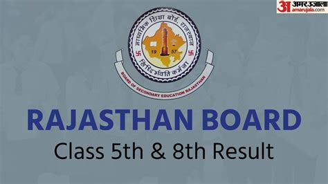 Rbse Rajasthan Board Class 5th 8th 2022 Results Declared Check