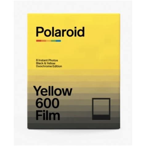 Polaroid Color Film Für 600 Duochrome Black And Yellow Foto Siegl