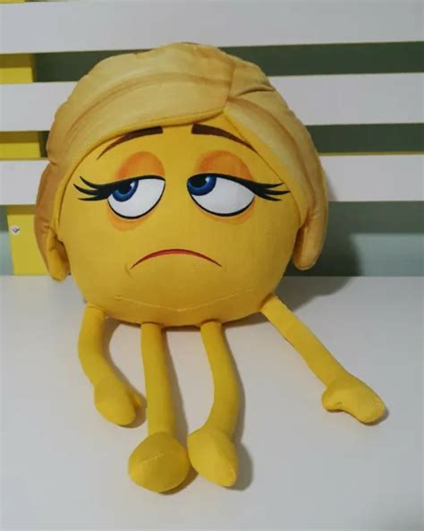 mary meh character toy from emoji movie 38cm sad emoji yellow £20 82 picclick uk