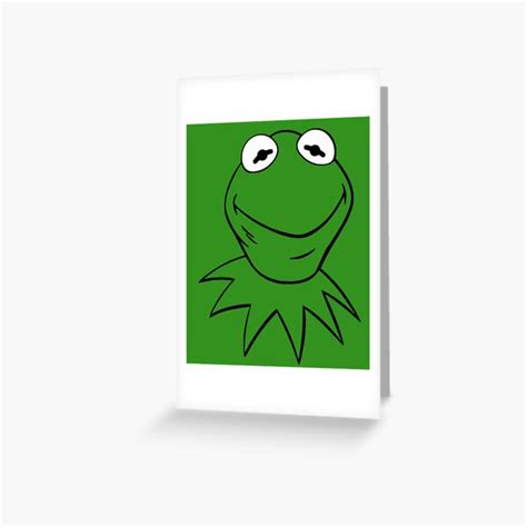 Kermit The Frog Greeting Card By Elijahmoonprod Redbubble