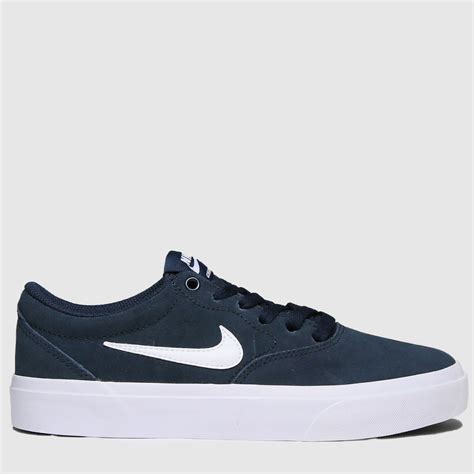 Nike Sb Navy Charge Trainers Youth Shoefreak