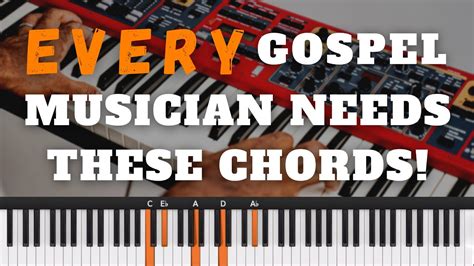 How To Play Traditional Gospel Piano Chords I Know The Lord Youtube