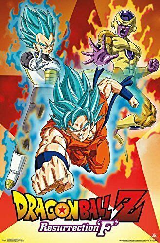 Hopefully he becomes a badass again in dragon ball super. Dragonball Z Resurrection F Anime Movie Wall Poster 22x34 Trends RP15208 | Dragon ball z, Poster ...