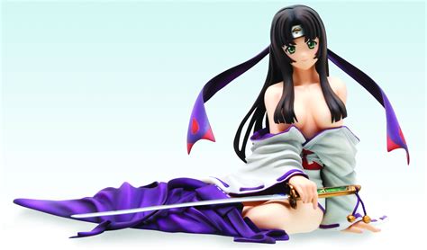 Aug128313 Queens Blade Tomoe Pvc Fig 2p Colors Ver Mr Previews World