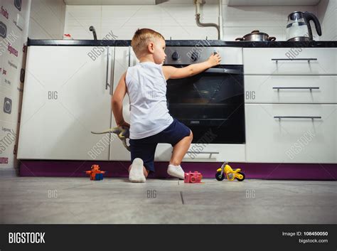 Child Playing Kitchen Image And Photo Free Trial Bigstock