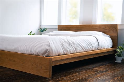 The slatted base is designed to promote airflow and keep your mattress cool. Westside Platform Bed | Modern Hardwood Platform Bed