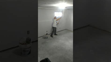 I recently had a troublesome drywall ceiling seam repaired by a friend and his crew. Sanding drywall seams on the ceiling. - YouTube