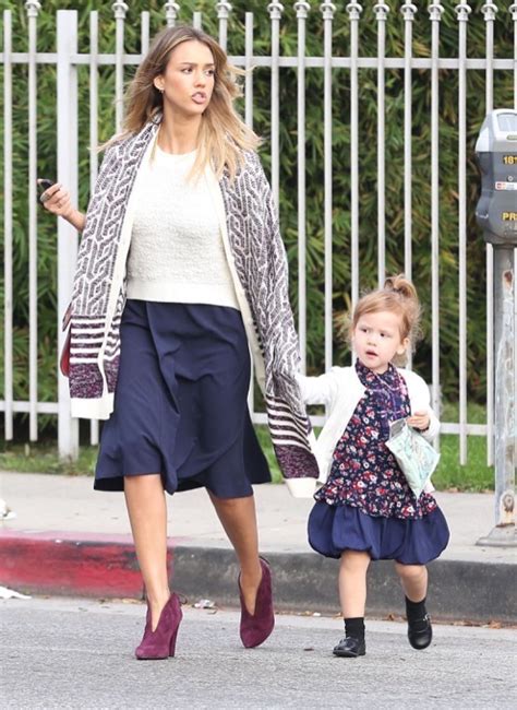 Jessica Alba Daughter Haven Red Hair