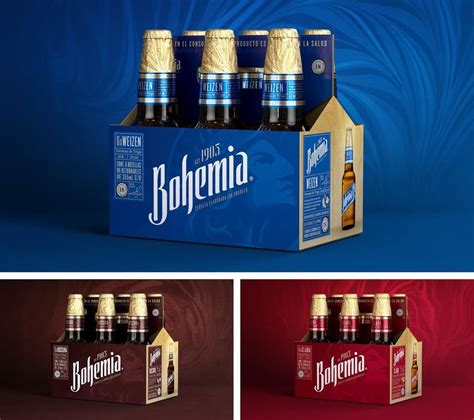 Bohemia Beer Dieline Design Branding And Packaging Inspiration