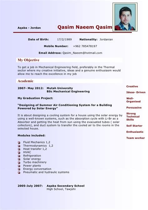 Create a winning engineer cv and land the job you want with our example engineer cv, template and writing guide. Solar Engineer Cv Fresher - Resume Samples Civil ...