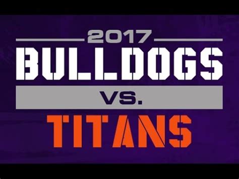 Gold coast titans vs canterbury bankstown bulldogs. Úp. Bulldogs vs Bp. Titans 2017.04.01 - YouTube