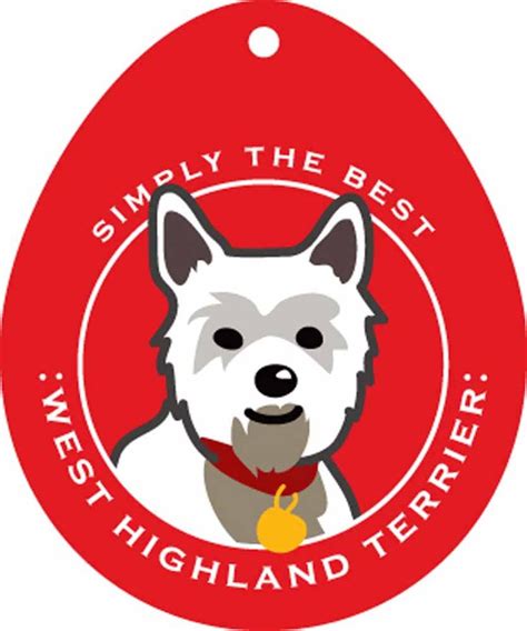 Westie Sticker 4x4 West Highland Terrier Westies Westie Dogs