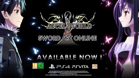 Accel World Vs Sword Art Online Ps4ps Vita Time For Confrontation