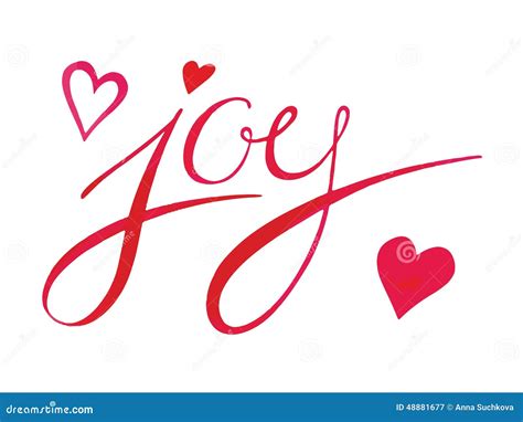 Joy Sign With Hearts Stock Illustration Illustration Of Reflection