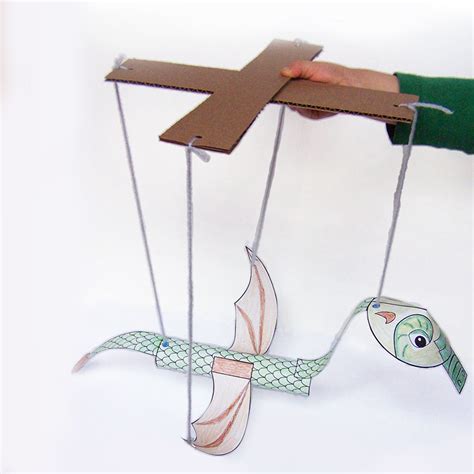Printable Dragon Marionette Puppet Create In The Chaos