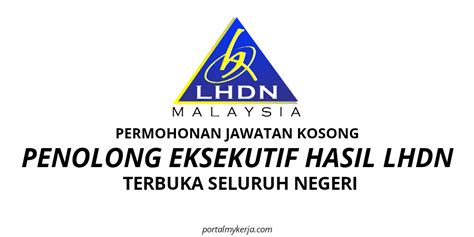 Jawatan kosong 2019 terkini ok? Permohonan Jawatan Kosong LHDN - Terbuka Seluruh Negeri ...