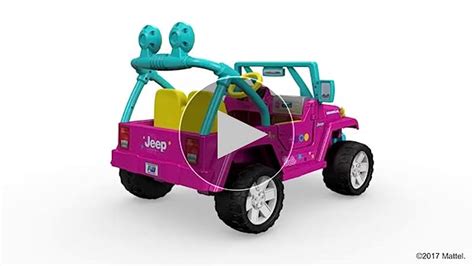 Power Wheels Barbie Jeep Wrangler Ubicaciondepersonascdmxgobmx