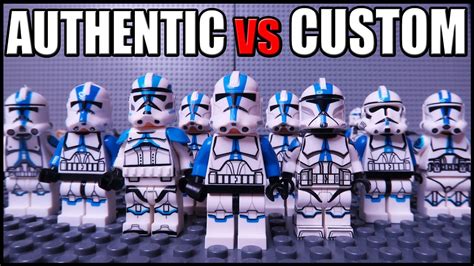 Lego 501st Clones Vs Custom 501st Clones Lego Star Wars Minifigs