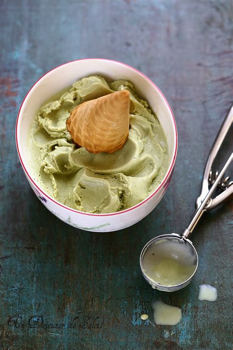 Glace à la pistache sans sorbetière - Un déjeuner de soleil