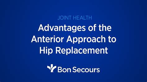Advantages Of The Anterior Approach To Hip Replacement Youtube